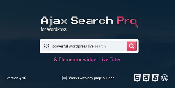 Ajax Search Pro NULLED Plugin