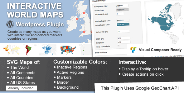 Interactive World Maps NULLED Plugin
