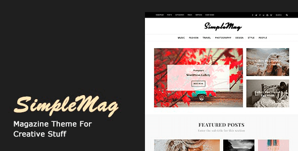 SimpleMag nulled theme
