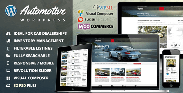 Automotive Car Dealership Business nulled theme