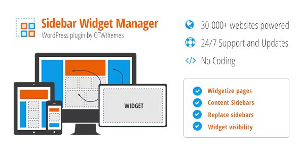 Sidebar & Widget Manager nulled plugin