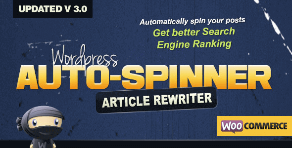 Wordpress Auto Spinner nulled plugin