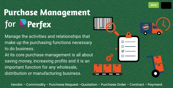 Purchase Management module for Perfex CRM Nulled Script