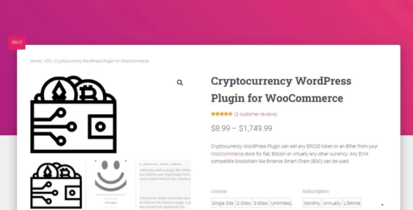 Cryptocurrency Product for WooCommerce Professional nulled plugin