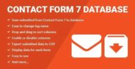 Database for Contact Form 7 nulled plugin