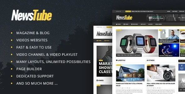 NewsTube nulled Themes