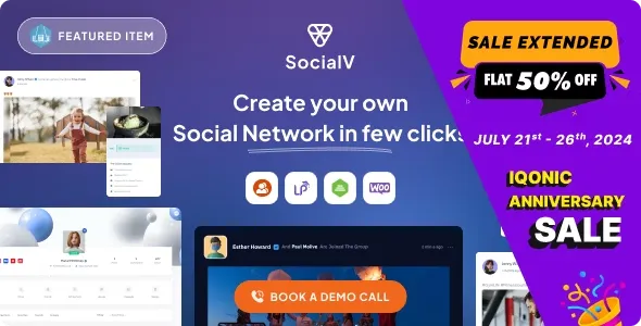 SocialV nulled Themes