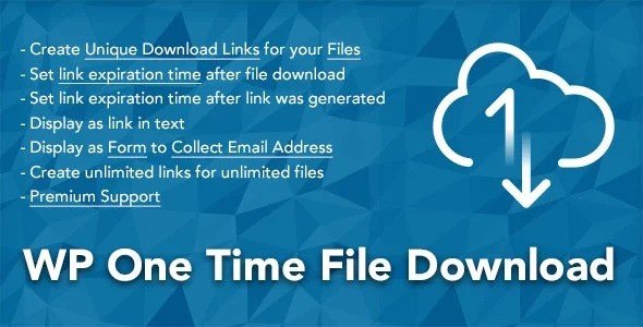 WP One Time File Download nulled plugin
