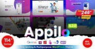 app landing page nulled Themes