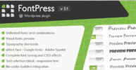 FontPress nulled plugin