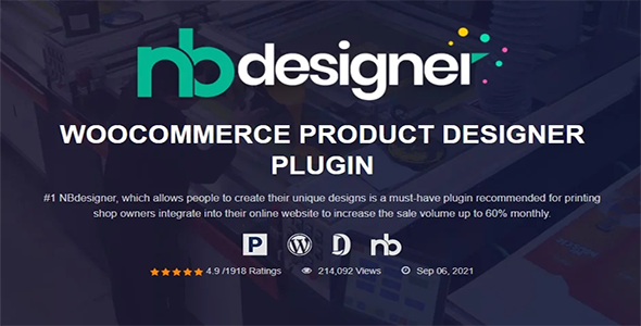 nbdesigner WooCommerce Product Designer nulled plugin