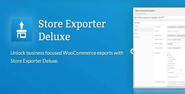 WooCommerce Store Exporter Deluxe nulled plugin