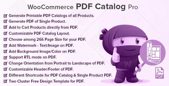 WooCommerce PDF Catalog Pro nulled plugin
