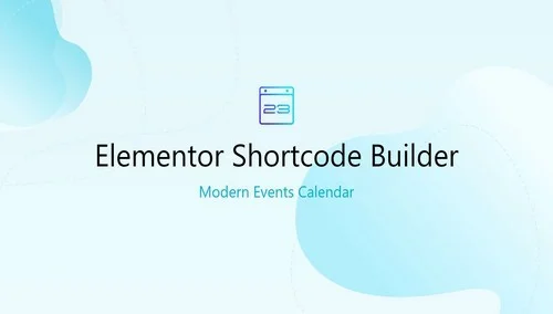 Elementor Shortcode Builder.Modern Events Calendar nulled plugin