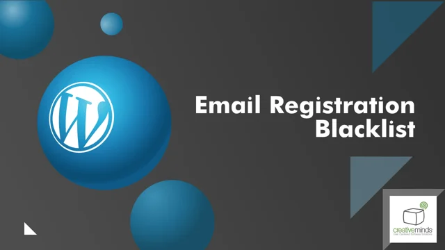 Email Registration Blacklist nulled plugin