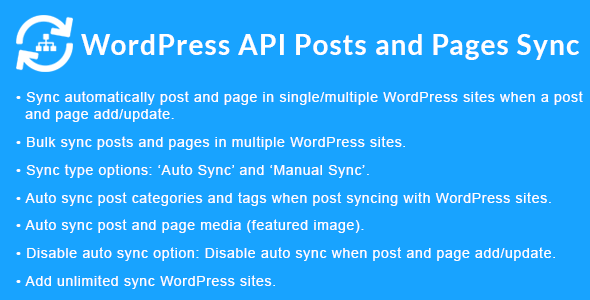 WordPress API Posts and Pages Sync nulled plugin