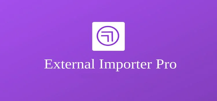 External Importer Pro nulled plugin