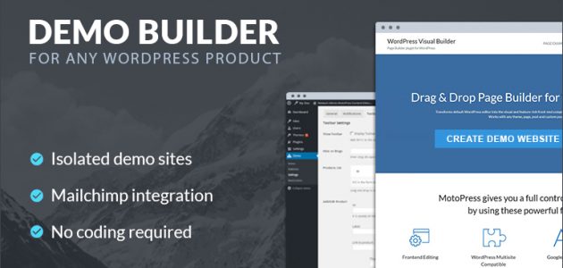 Demo Builder for any WordPress Product nulled plugin