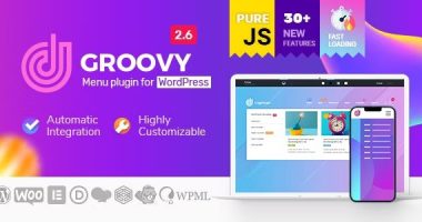 Groovy Mega Menu nulled plugin