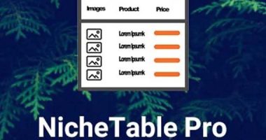 Niche Table Premium nulled plugin