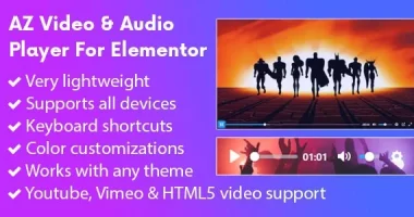 AZ Video and Audio Player Addon for Elementor nulled plugin