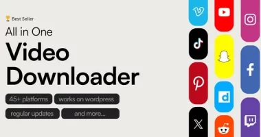 All in One Video Downloader Script nulled plugin