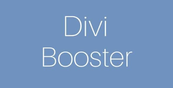 Divi Booster nulled plugin