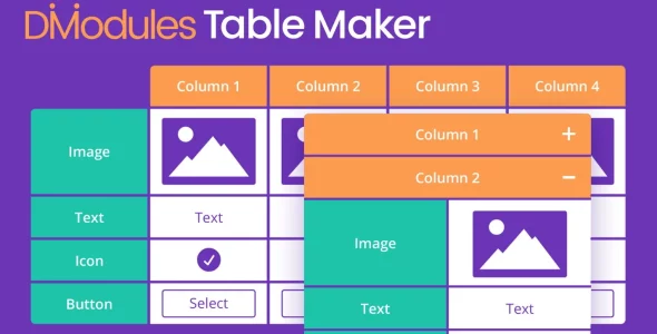 Divi Modules Table Maker nulled plugin