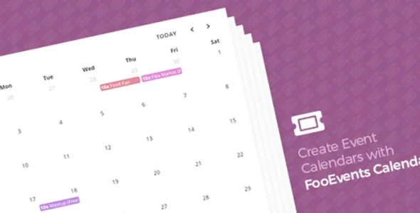 FooEvents Calendar nulled plugin