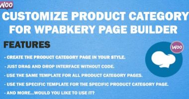 Customize Product Category for WPBakery Page Builder nulled plugin 5.2.0