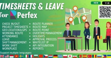 Timesheets and Leave Management module for Perfex CRM Nulled Script