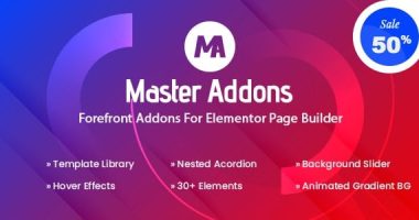 Master Addons nulled plugin