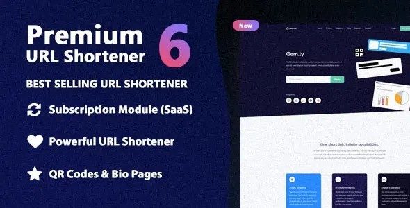 Premium URL Shortener Nulled Script