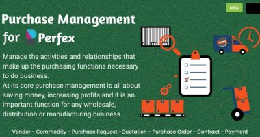 Purchase Management module for Perfex CRM Nulled Script