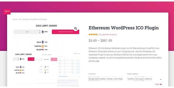 EthereumICO Premium nulled plugin