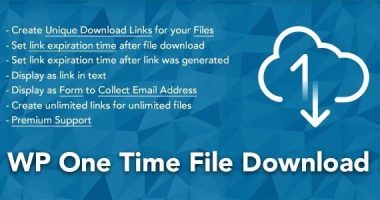 WP One Time File Download nulled plugin