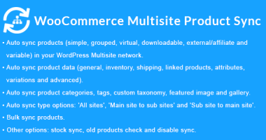 WooCommerce Multisite Product Sync nulled plugin