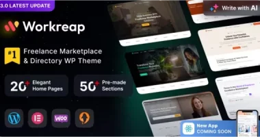 Workreap nulled Themes