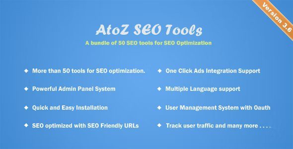 AtoZ SEO Tools nulled plugin