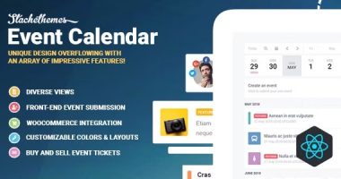 Stachethemes Event Calendar nulled plugin