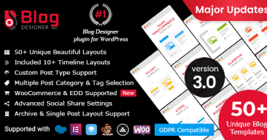 Blog Designer nulled plugin