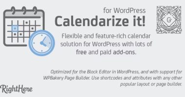 Calendarize it NULLED Plugin