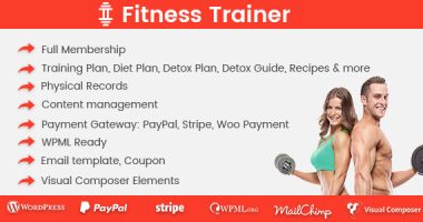 Fitness Trainer nulled plugin