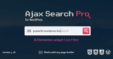 Ajax Search Pro NULLED Plugin