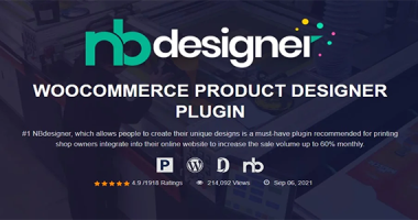 nbdesigner WooCommerce Product Designer nulled plugin