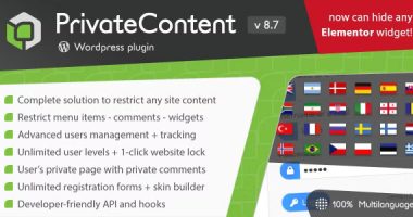 PrivateContent NULLED Plugin