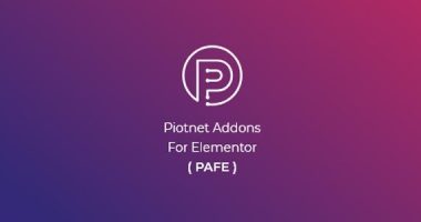 Piotnet Addons Pro – PAFE for elementor nulled plugin