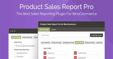 Product Sales Report Pro for WooCommerce nulled plugin