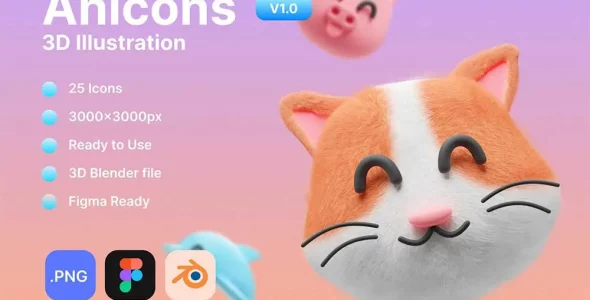 wpnulled.pro-3d-icon-pack-Anicons-V1.0