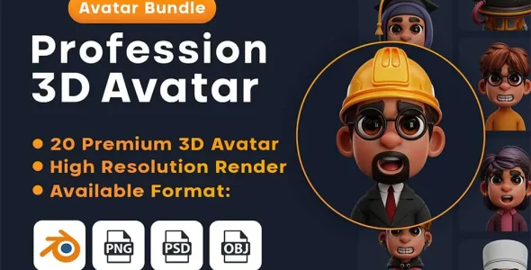 wpnulled.pro-3d-icon-pack-Avatar